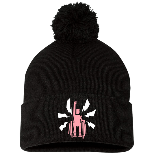 CAN'T STOP WON'T STOP Pom Pom Knit Cap